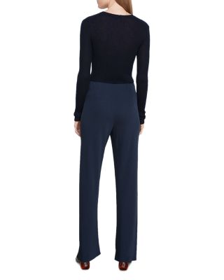 High Waist Crepe Biased Pants