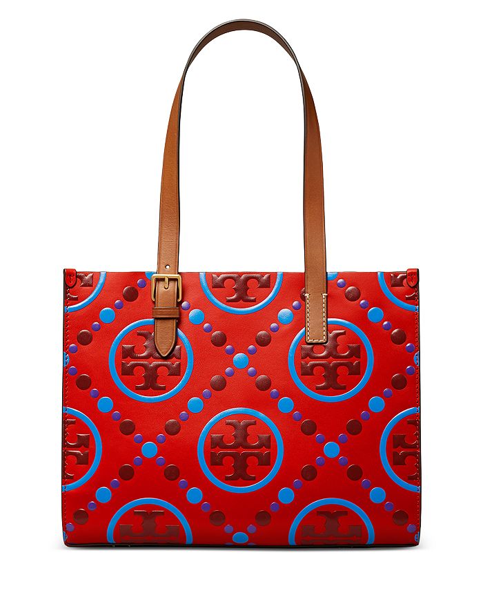 Tory Burch Pre-owned Women's Leather Tote Bag - Red - One Size