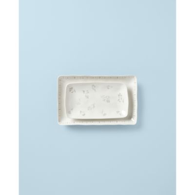 Oyster Bay Nesting Serving Platters, 2-Piece Set