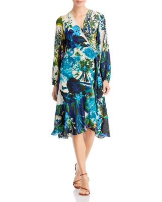 Kobi Halperin Zuri Floral Print Faux Wrap Dress | Bloomingdale's