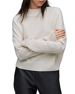 allsaints orion cashmere blend sweater