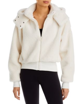 Alo yoga foxy hot sale sherpa hooded active jacket