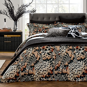 Ted Baker Feathers Cotton Duvet Cover Set, King In Multi