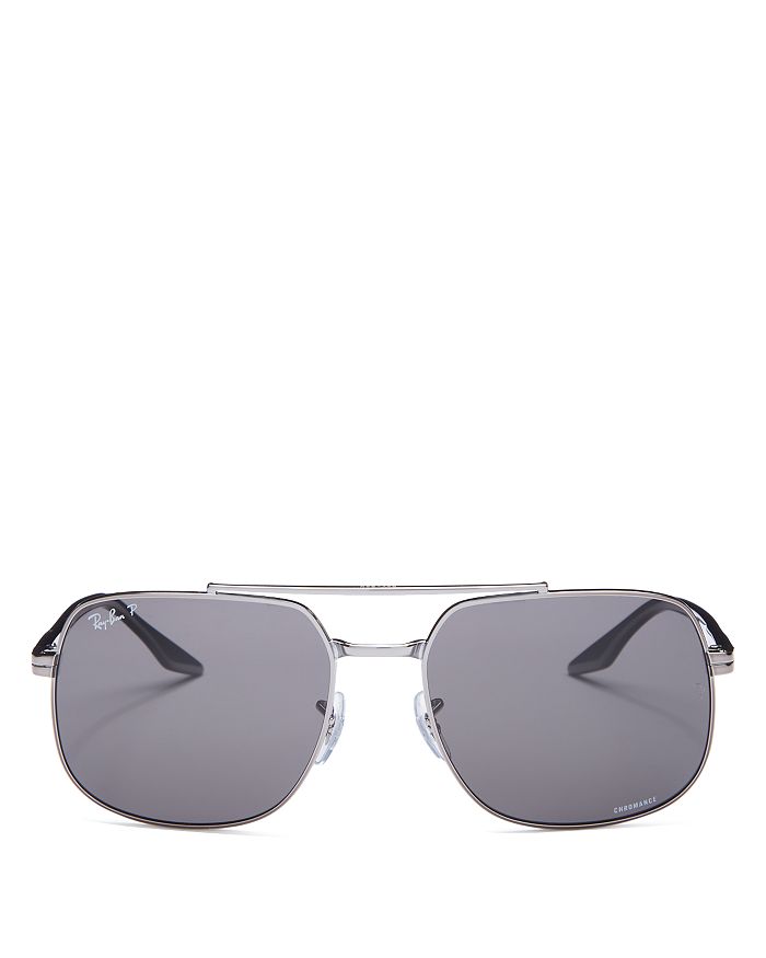 Ray-Ban Polarized Square Sunglasses, 59mm | Bloomingdale's