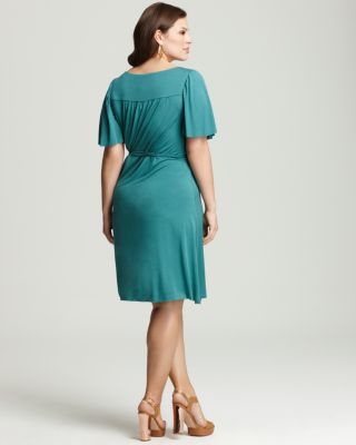 Rachel Pally White Label Plus Size Finn Flutter Wrap Dress | Bloomingdale's  Women Plus Size Clothing
