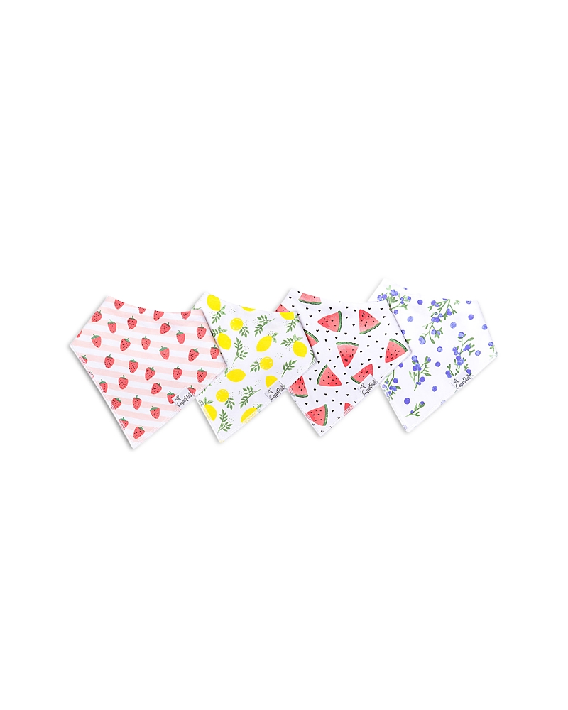 Copper Pearl Girls' Bandana Bib Set, 4 Pk