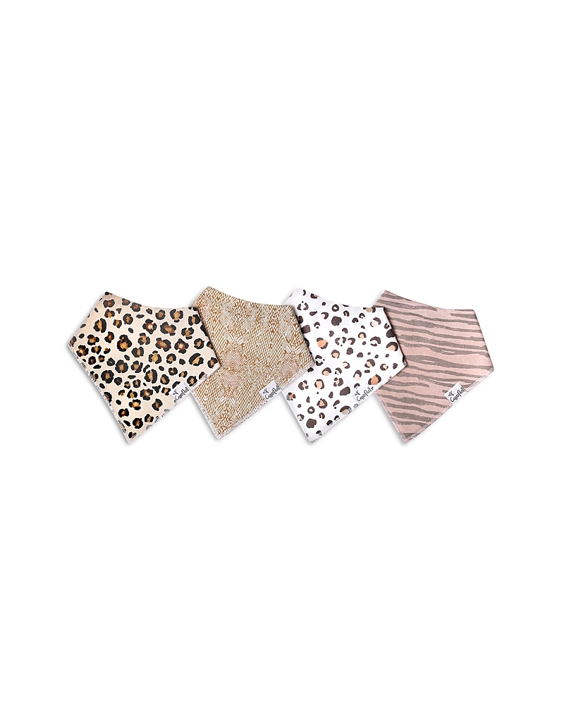 Copper Pearl Girls' Bandana Bib Set, 4 Pk