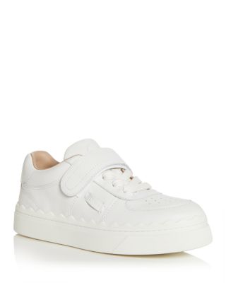 Chloé - Women's Lauren Whipstitch Trim Low Top Sneakers