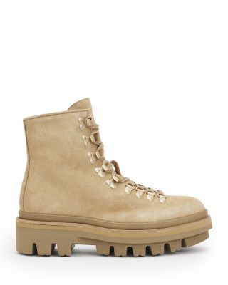 ALLSAINTS - Women's Wanda Brown Chunky Sole Booties
