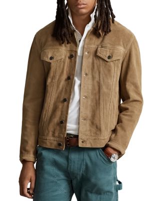 Polo Ralph Lauren Suede Trucker Jacket Bloomingdale s