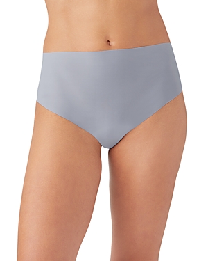 B.tempt'd By Wacoal B.bare Hi Waist Thong In Lilac Gray