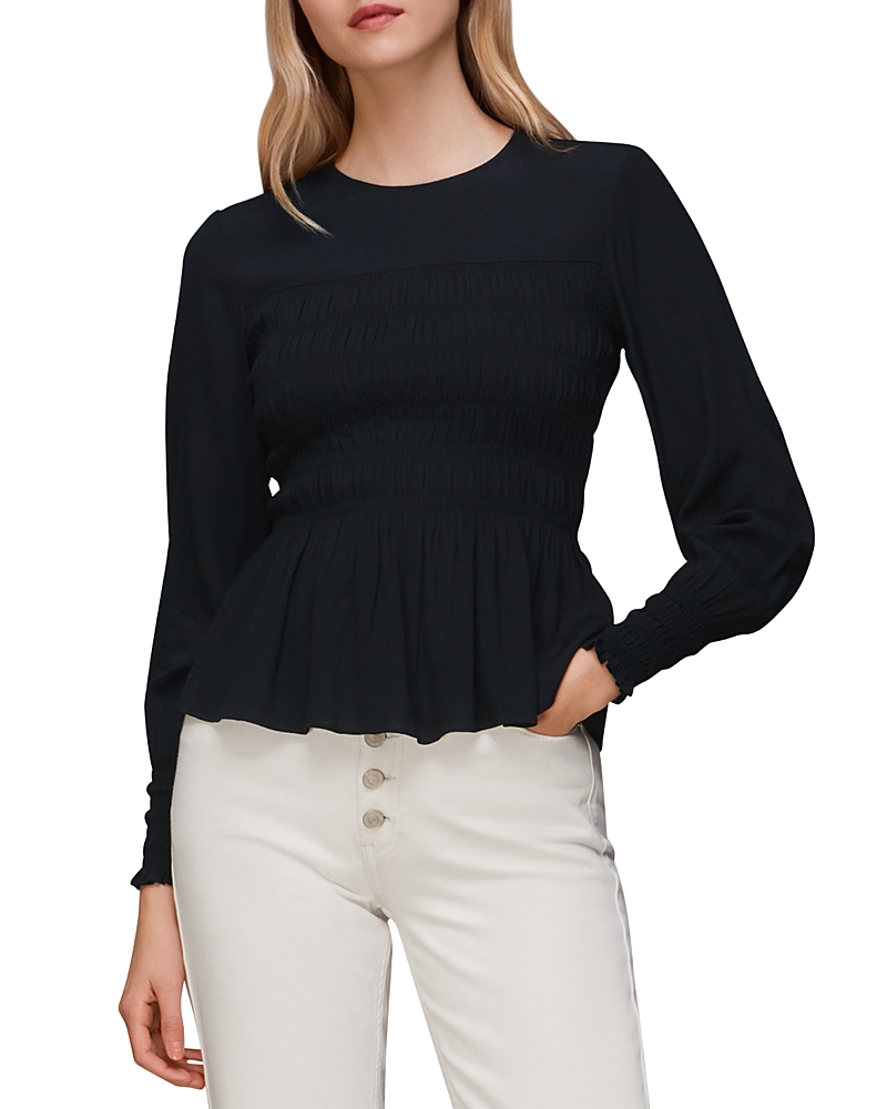 Whistles Rosanna Smocked Top