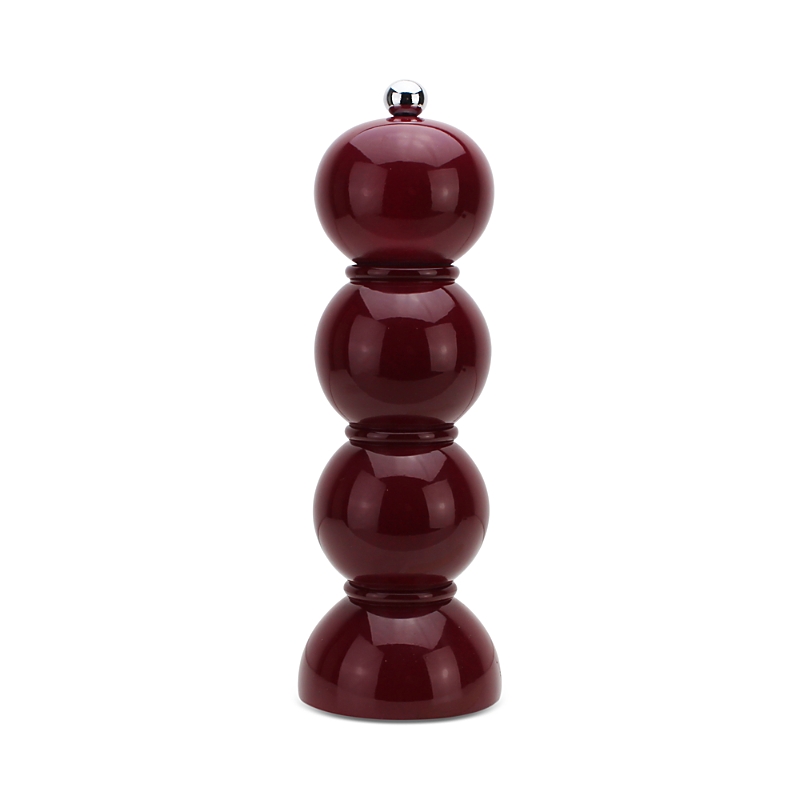 Addison Ross Bobbin Lacquered Salt Or Pepper Mill Grinder In Cherry