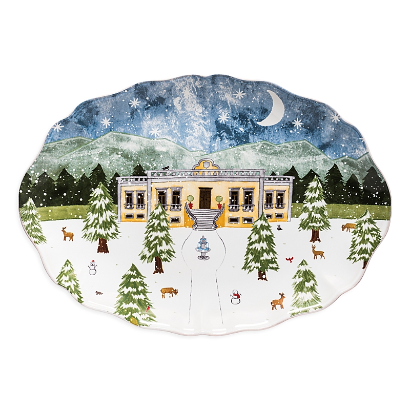 Costa Nova Casafina The Nutcracker Large Oval Platter In Multi
