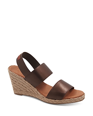 Andre Assous Allison Espadrille Wedge Sandal In Bronze
