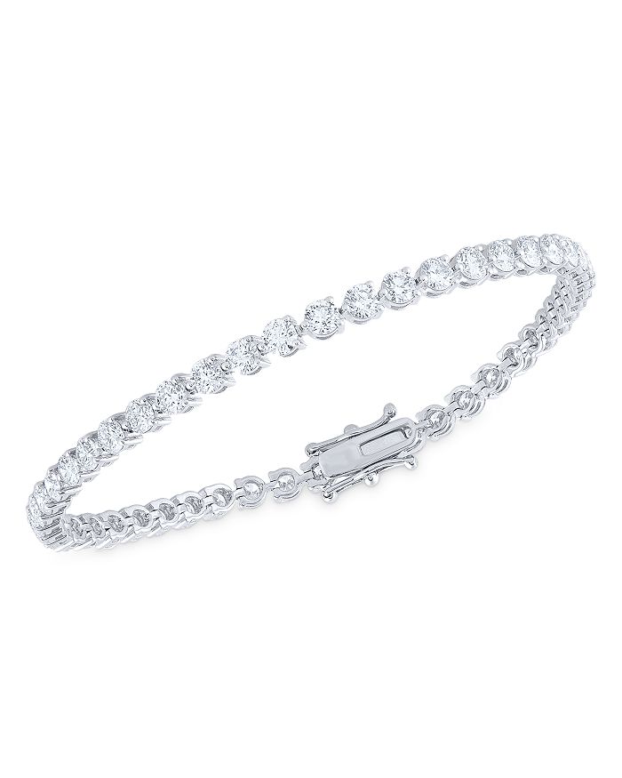 Bloomingdale's - Diamond Tennis Bracelet in 14K White Gold, 6.0 ct. t.w. - 100% Exclusive