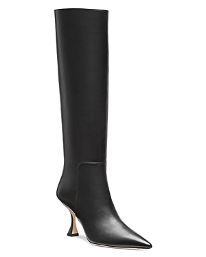 Stuart Weitzman Women's Xcurve Pointed Toe Slouch Tall High Heel Boots