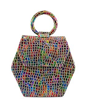 Anima Iris - Baby Zuni Embossed Leather Handbag