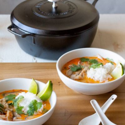 4 Qt Deep Cast Iron Skillet and Lid