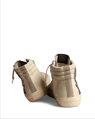 Men's Slide Lace Up High Top Sneakers