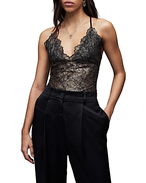 ALLSAINTS ERITY COATED BODYSUIT