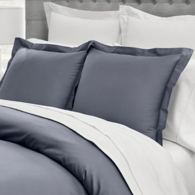 Percale Hemmed Duvet Set, King/Cal King