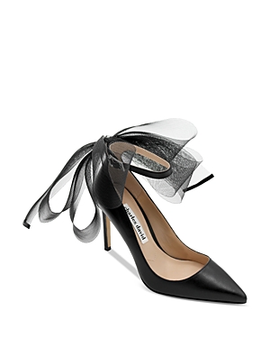 Charles David Women's Rogue Embellished Ankle Strap Pointed Toe Pumps In Black
