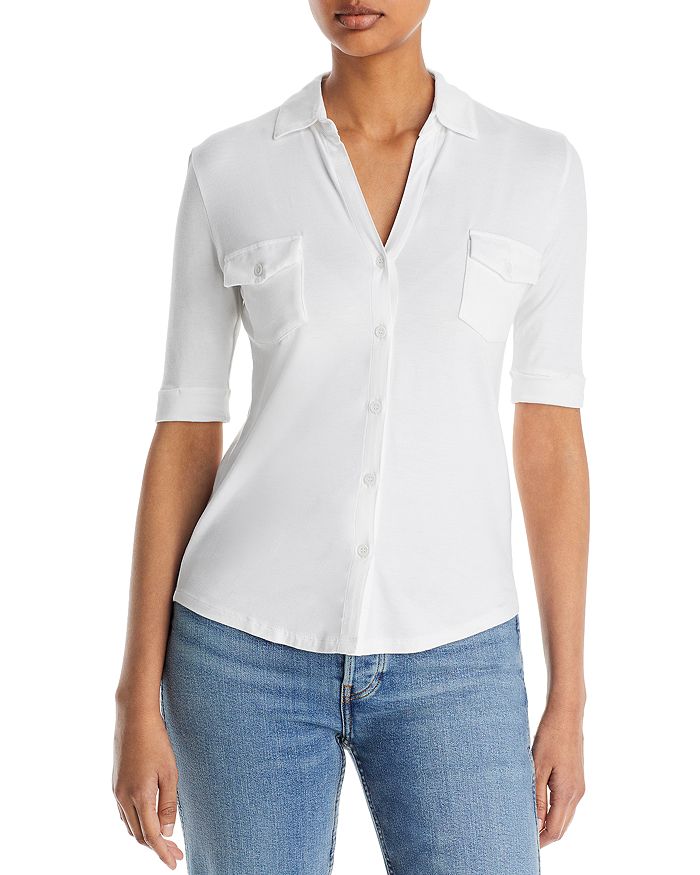 Majestic Filatures Soft Touch Pocket Shirt | Bloomingdale's