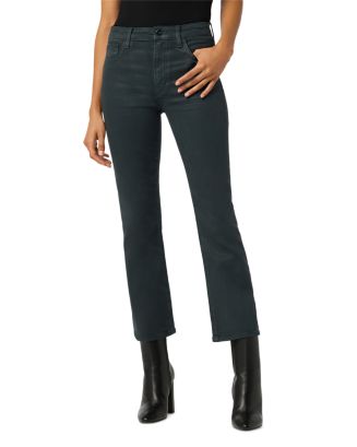 Joe's Jeans The Callie Coated High Rise Cropped Bootcut Jeans in ...