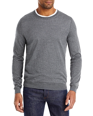 HUGO BOSS LENO-P SLIM FIT WOOL CREWNECK SWEATER