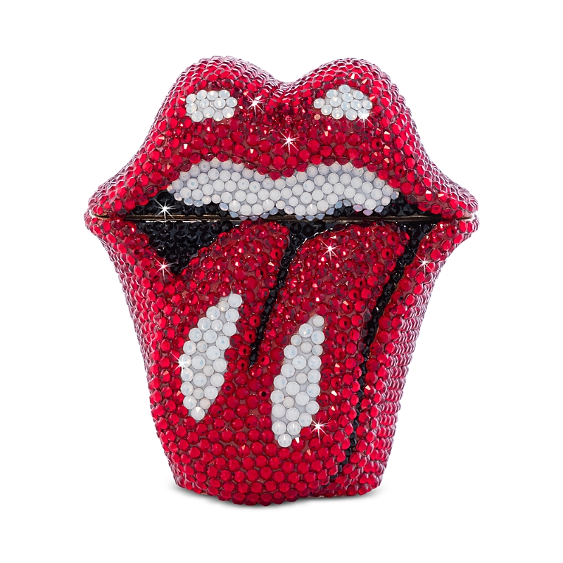 Jay Strongwater Rolling Stones Lip Box In Multi