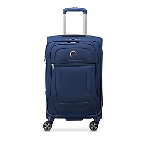 Delsey Helium Dlx 22 Spinner Carry On Suitcase In Navy