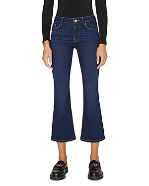 Frame Le Crop Mini Boot Mid-rise Flared Jeans In Parkway