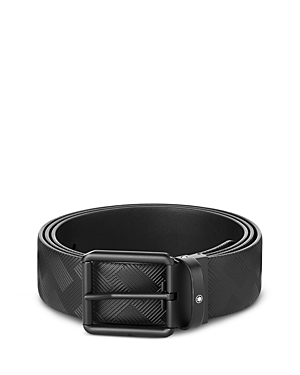 Shop Montblanc Men's Extreme 3.0 Reversible Leather Belt In Black