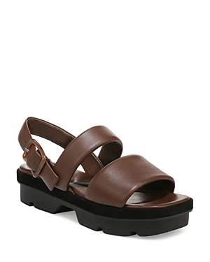 VINCE WOMEN'S BOWIE SQUARE TOE PLATFORM SANDALS