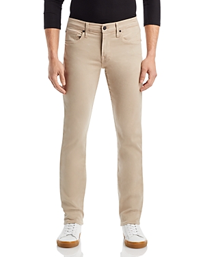 7 For All Mankind Mens Beige Slimmy Tapered Luxe Performance Plus Slim-fit Tapered Jeans 30 In Em Sdwgry