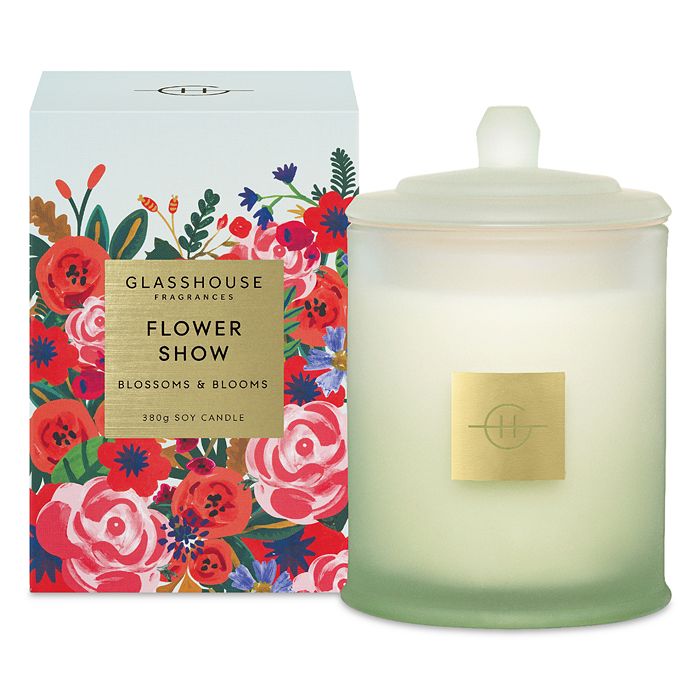 Glasshouse Fragrances - Flower Show Blossoms & Blooms Candle, 13.4 oz. - 100% Exclusive