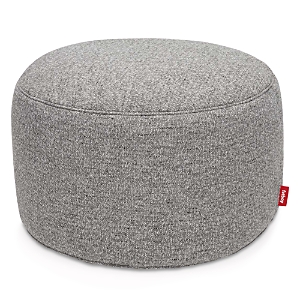 Shop Fatboy Point Large Mingle Pouf In Grid Stone