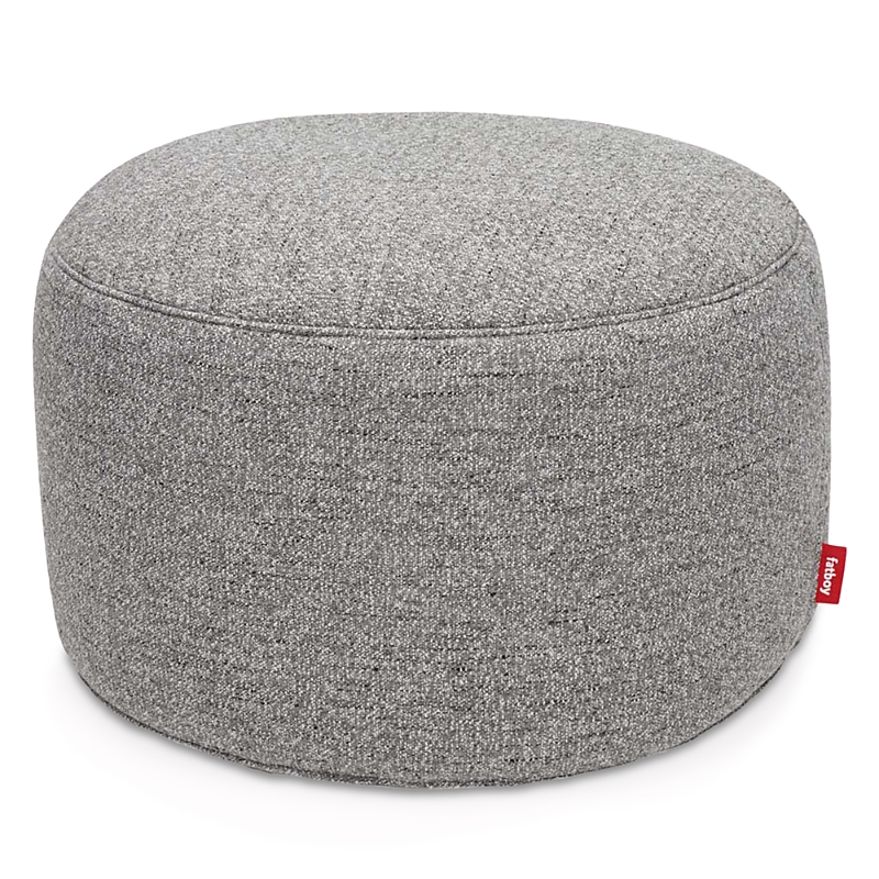 Fatboy Point Large Mingle Pouf In Grid Stone