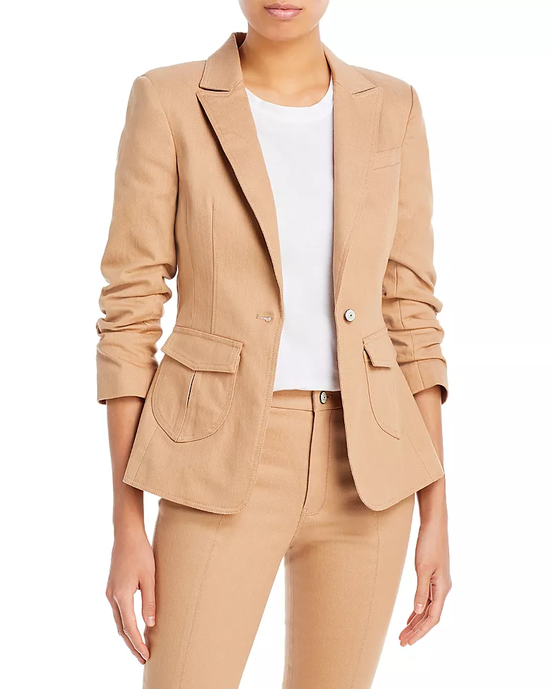 Cinq a Sept Louisa Scrunch Sleeve Blazer