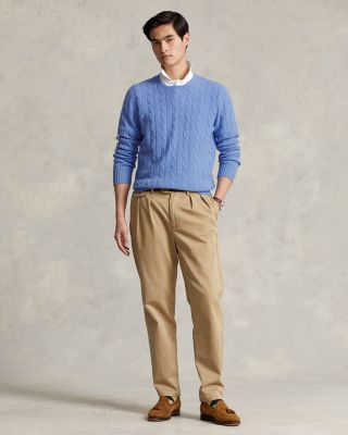 Polo Ralph Lauren Cashmere Cable Knit Crewneck Sweater