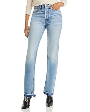 RE/DONE RE/DONE '70S HIGH RISE BOOTCUT JEANS IN OPAL INDIGO