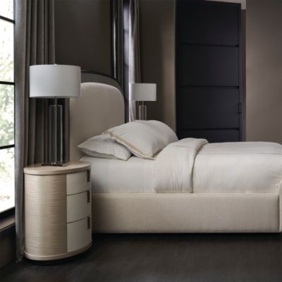 Wandering Three Drawer Oval Nightstand