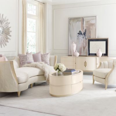 Adela Oval Cocktail Table