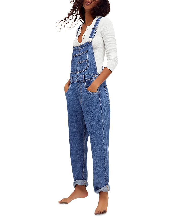 Short soft denim dungarees — Ethical Clothes & Jewellery - Slow