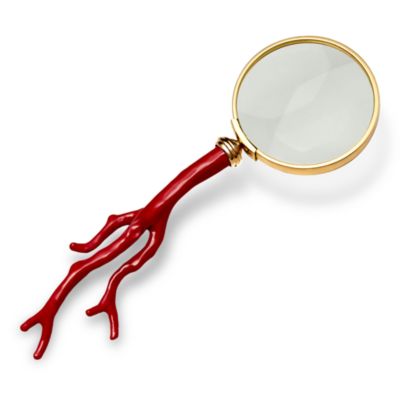 Coral Magnifying Glass