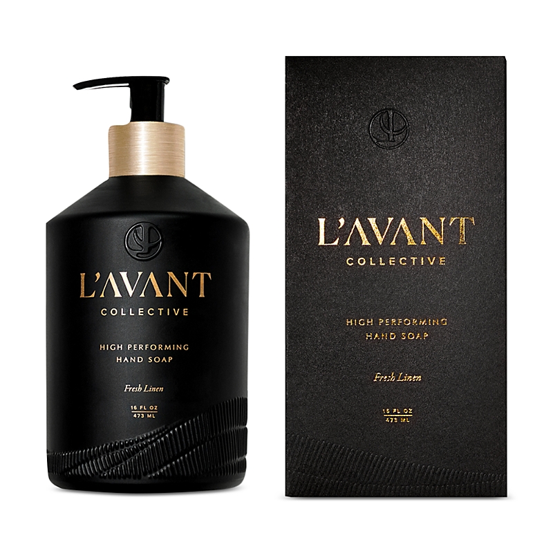 L'avant Collective High Performing Hand Soap Fresh Linen In Black
