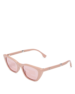 FENDI BAGUETTE ANNIVERSARY CAT EYE SUNGLASSES, 53MM