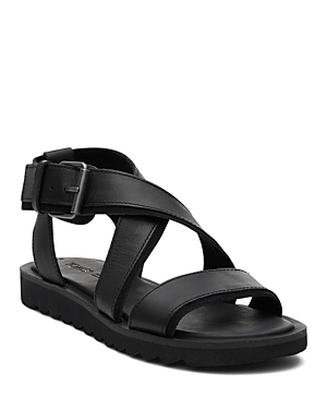 TOMS WOMEN'S SIDNEY CRISSCROSS ANKLE STRAP FLAT SANDALS