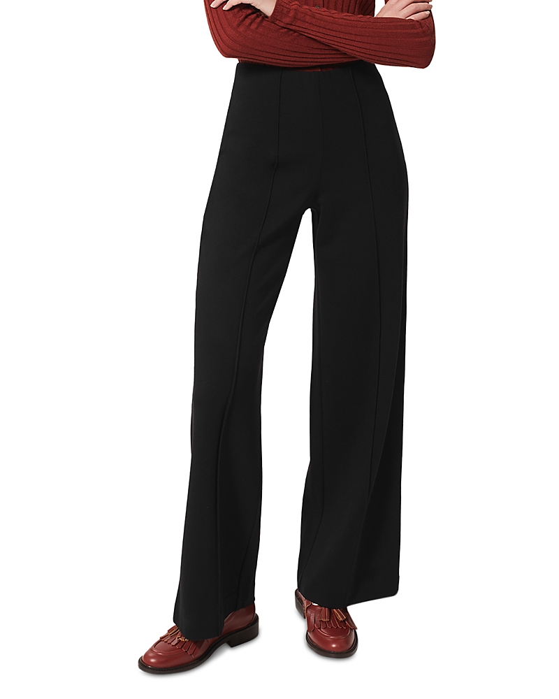 Hobbs London Samina Wide Leg Pants In Black